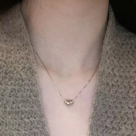 💙Golden/Silver Lucky Bean Necklaces - Picture 12 of 15